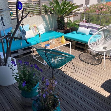 Duplex 105 m2 vue mer, terrasse 30m2 Mauguio Eksteriør bilde